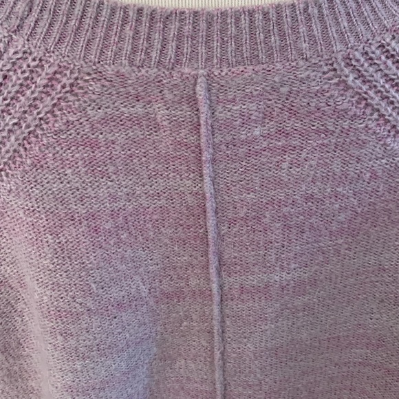Lou & Grey pastel Purple Marled Knit Wool Blend Pullover Sweater M - Picture 7 of 9